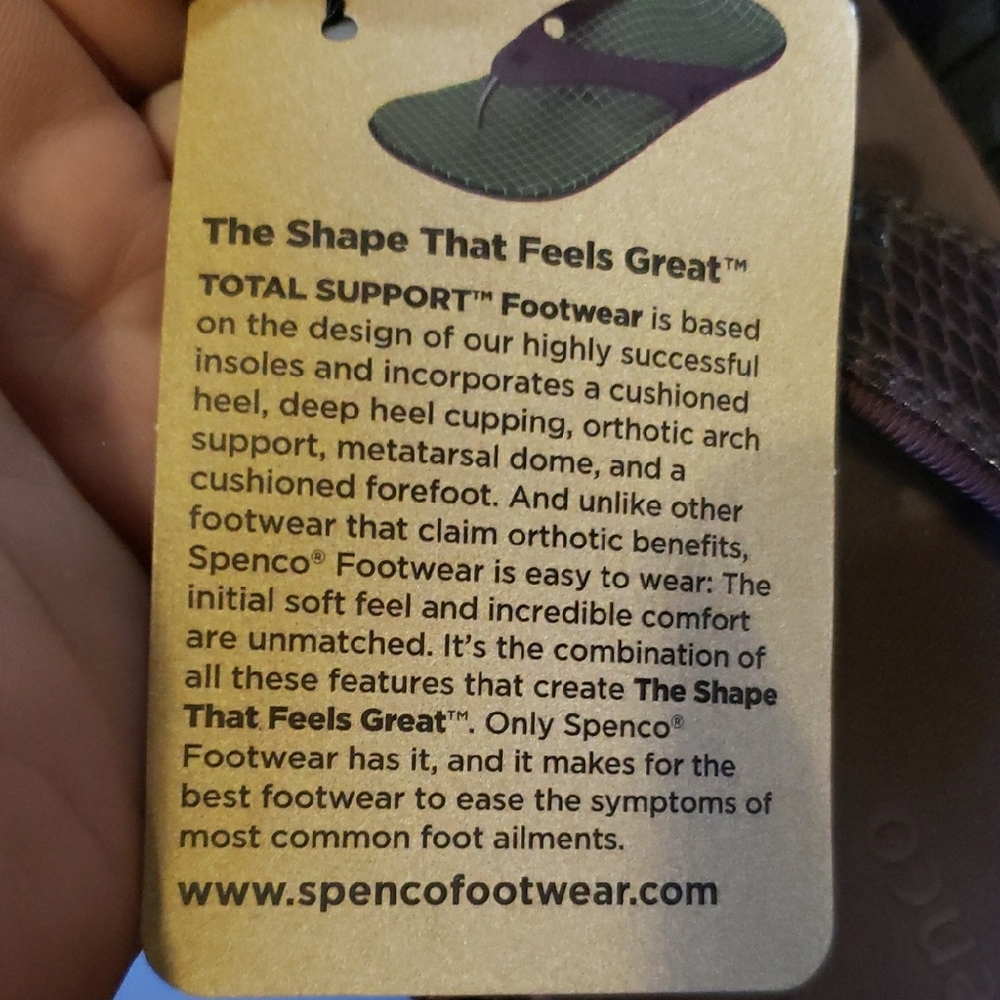 Spenco Comfortable Cute Brown Sandals - Picture 4 of 5